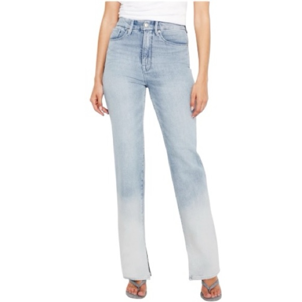 GOOD AMERICAN Good Boy Straight Denim Jeans 6/28 NWT
